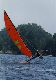 Lake Wawasee Sailboat